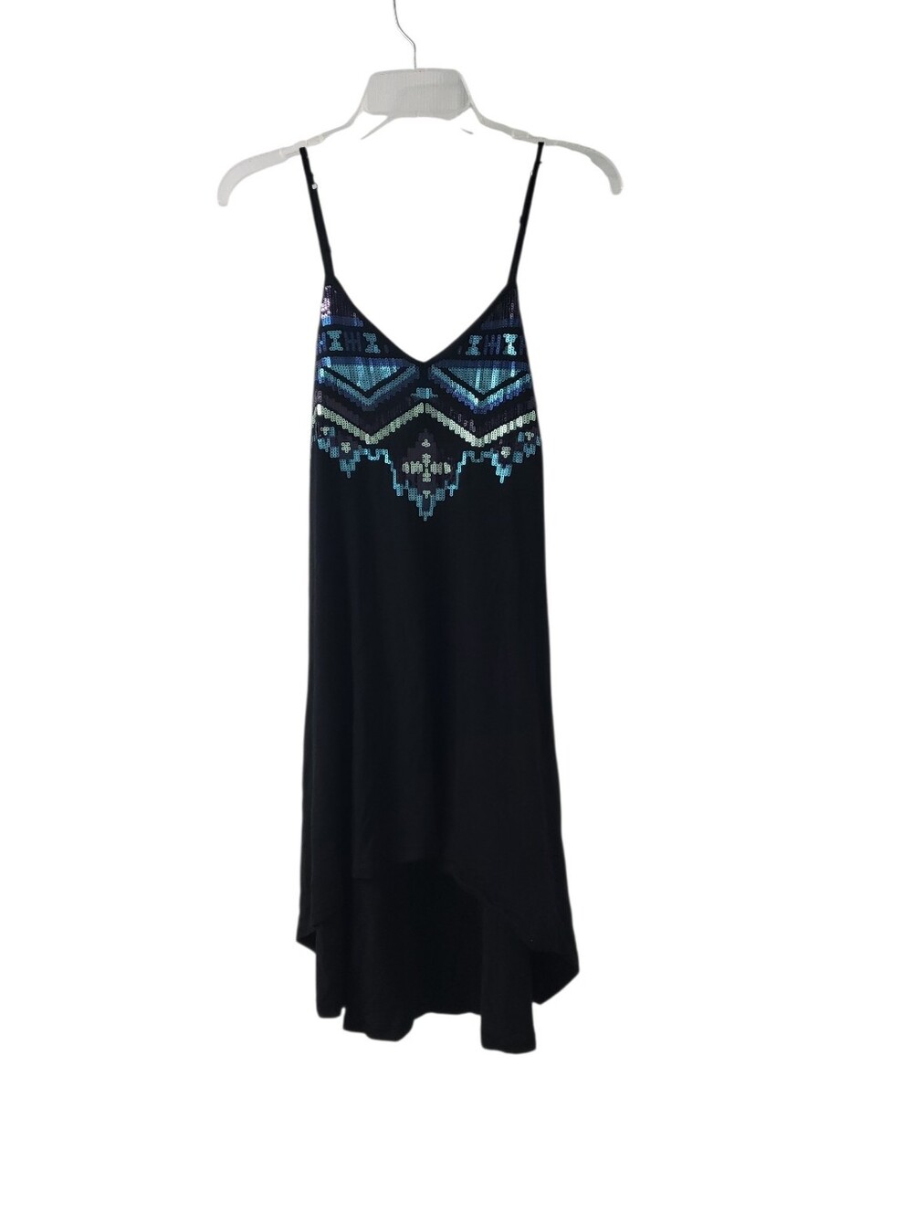 Express Sequin High-Low Dress